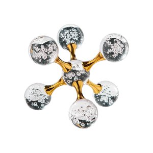 Magideal - Figura De Bola De Burbujas De Jabón, Decoración De Mesa, Escultura Decorativa Creativa Única, Estatua Moderna Para Oficina, Estantería, Decoración Del L