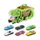 thumbnail image 2 of Dino Transporte Coche Dinosaurio Tragar Vehículo Juego Para Niñas Niños Preescolar Verde 6 Coches, 2 of 5