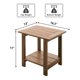 thumbnail image 3 of Mesa Meluvici Adirondack Doble Resistente a la Intemperie – Acabado Teca, 3 of 7