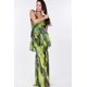 thumbnail image 1 of Vestido Largo con Estampado de Volantes y Bajo Escalonado, 1 of 5