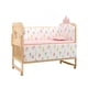 thumbnail image 1 of Cuna Cama Madera Multifuncional Ajustable Incluye Colchón y Ropa de Cama Rosa, 1 of 8