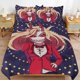 thumbnail image 1 of Hazbin Hotel Helluva Boss Bedding Set Duvet Cover Comfortable and Lightweight Cartoon Bedding 3 Piece Bed Set, 1 of 5