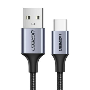 Ugreen Cable Usb-C A Usb 2.0 A Trenzado 1M Blanco