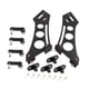 thumbnail image 5 of 2 piezas de soportes de montaje de patas de alerón genérico para alerón trasero de coche, accesorio portátil de alto rendimiento de primera calidad, r, 5 of 5