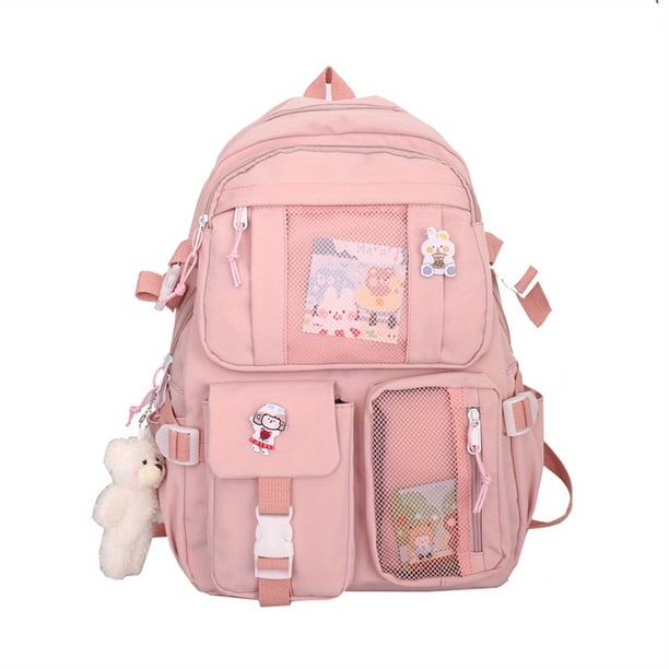 Women's Travel Backpack Women's Multi-Pocket Waterproof College School Bag Transparent Bag Large Capacity Laptop Backpack Reinforcement