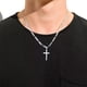 thumbnail image 2 of Collar Ursteel Cross para hombre en plata 925 bañada en oro de 14 quilates, 2 of 7