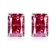 thumbnail image 4 of Aretes de Moissanita Corte Radiante de 2cttw para Mujer Color D Claridad VVS1 Aretes de Botón de Moissanita Aretes de Botón de Diamante de Plata Esterlina S925 para Mujer con Certificado, 4 of 8