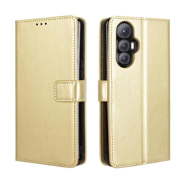 Funda tipo libro para Xiaomi Redmi Note 14 4G , cartera todo‑en‑uno, funda multifuncional con tarjetero y correa de muñeca desmontable