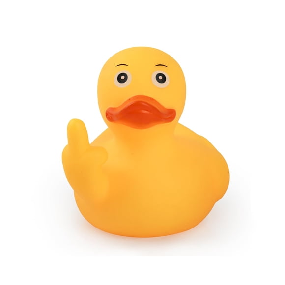 Rubber Duck DS. Estilo distintivo: dedo medio, 7,8 cm, divertido