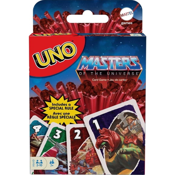 Juego de cartas Mattel Games UNO Masters of The Universe Kids 7+