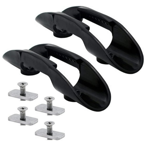 2x Universal paddle Holder Clips Oars Keeper Barco marino Red de pesca Clip Plástico para canoa Kayak Accesorios Bote inflable Dingh