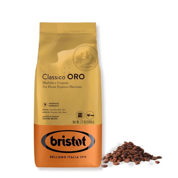 Granos de Espresso Bristot Clásico Oro 1 kg Tostado Medio