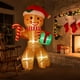 thumbnail image 2 of Gingerbread Man AerWo inflable navideño de 8 pies con LED, 2 of 3