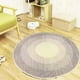 thumbnail image 1 of Alfombra de felpa con antideslizante - circulo lila, 1 of 3