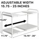 thumbnail image 2 of Organizador bajo fregadero Simple Houseware de 2 niveles 38‑64 cm 4 L, 2 of 8