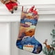 thumbnail image 2 of Somos Osos Tema: Calcetines de Navidad, fino lino blanco para colgar en escaleras y chimenea, decoración navideña para el hogar, regalo de Navidad.54cm×38cm, 2 of 5