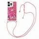 thumbnail image 1 of Funda FOXDOCK para iPhone 16 Pro Max con Cuerda Ajustable, Brillo Líquido, Protección Antigolpes y Lente – Ideal para Regalo, 1 of 6