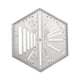 thumbnail image 3 of Regla Hexagonal De Acero Inoxidable útil Para Retales, Regla Para Acolchar Hexagonal Para El Hogar, 3 of 5