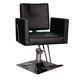 thumbnail image 1 of Sillón de Barbería Traditional Reclinable Negro, 1 of 2