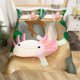 thumbnail image 1 of Galaxy Duvet Cover Twin King Cute Axolotl Bedding Set Cartoon Salamander Comfortable Cover Polyester Ocean Sealife Bedspread Cover, 1 of 5