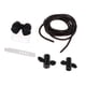 thumbnail image 4 of Lindo Cable De Carga Cubierta Protectora Enchufe 4 En 1 Funda Protectora Transparente Negro, 4 of 5