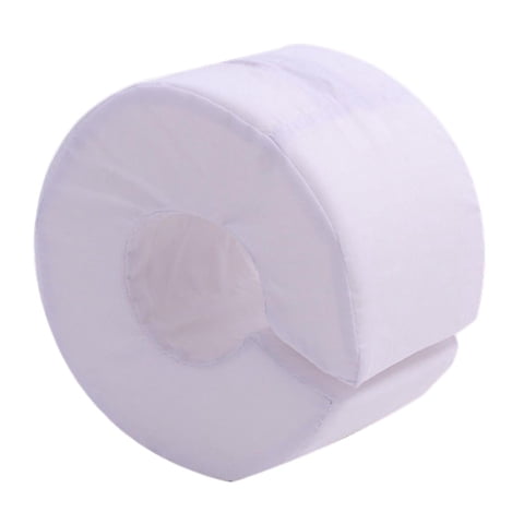 Magideal - Elevación De Reposapiés Tobillo Pie Pierna Soporte Almohada Tobillo Donut Espuma Pie Elevador Cojín , Blanco