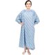 thumbnail image 1 of Bata hospitalaria Careoutfit, 10 XL, bariátrica, 3 unidades, algodón lavable, 1 of 3