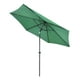 thumbnail image 3 of Quitasol Extendible 3m Soporte Pedestal Lateral Verde UV, 3 of 3