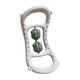 thumbnail image 5 of Pilates Circle Fitness Tool Estiramiento Corporal Anillo De Yoga Para Muslos Piernas Tonificación Blanco, 5 of 5