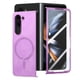 thumbnail image 1 of Magnetic Slim Case for Samsung Galaxy Z Fold 6 with Camera Guard & Anti-Scratch Back Purple, 1 of 5