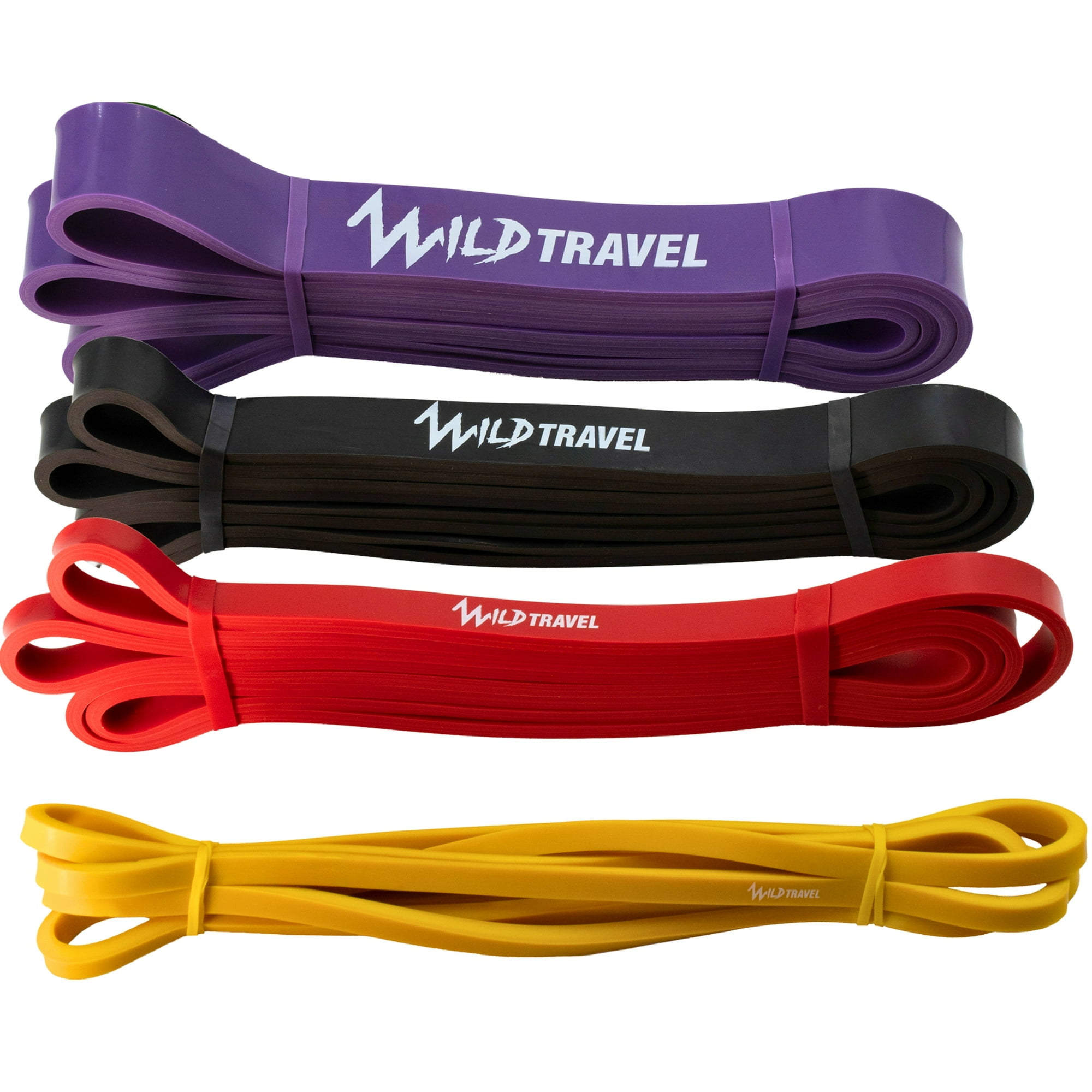 Wild Travel - Kit 4 Power Bands Bandas Elasticas De Resistencia Pull Up