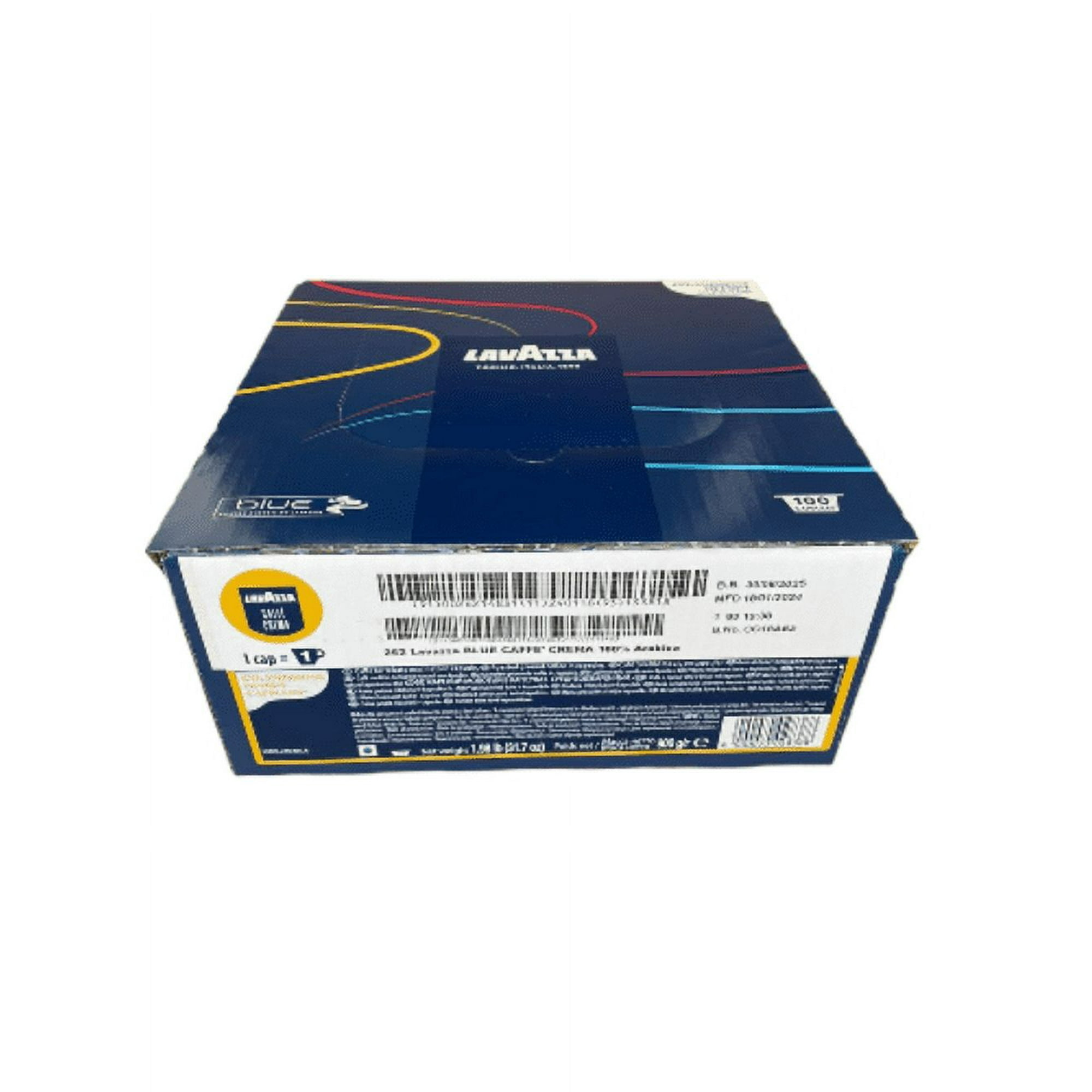 Pack 100 Cápsulas Café Espresso Crema De 7 Grs Lavazza