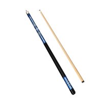 Magideal - Palo De Billar De Madera Con Funda Antideslizante, Palo De Billar De Dos Secciones De 57 "", Tacos De Billar De Madera Para Hombres Y Mujeres, Juego De Azul