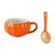 thumbnail image 4 of Taza De Calabaza De Halloween, Taza De Cerámica única Para Hombres Y Mujeres, De 10oz, Para Café, Hogar, Oficina, Taza Y Cuchara, 4 of 5