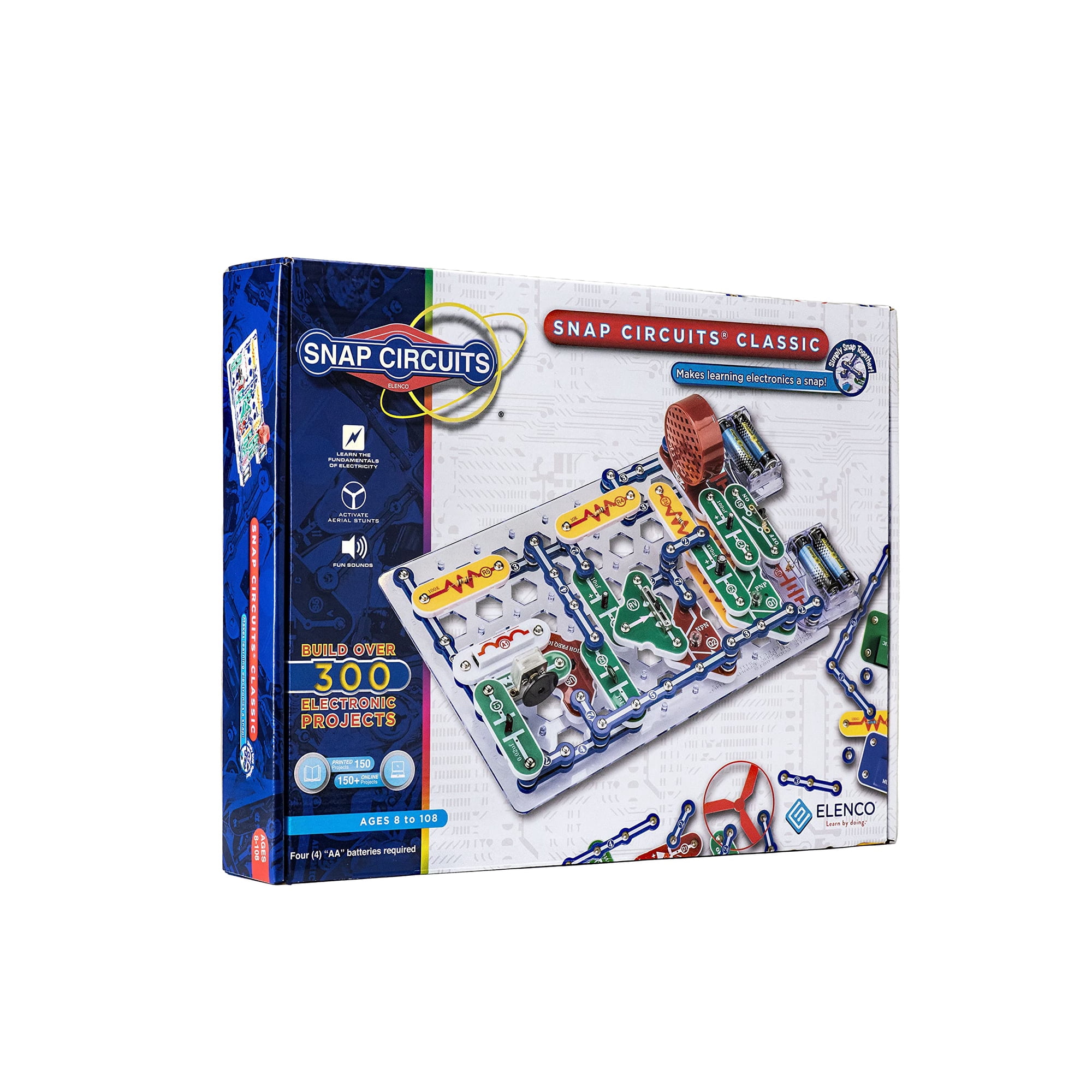 Kit De Exploración Electrónica Snap Circuits Classic Sc-300