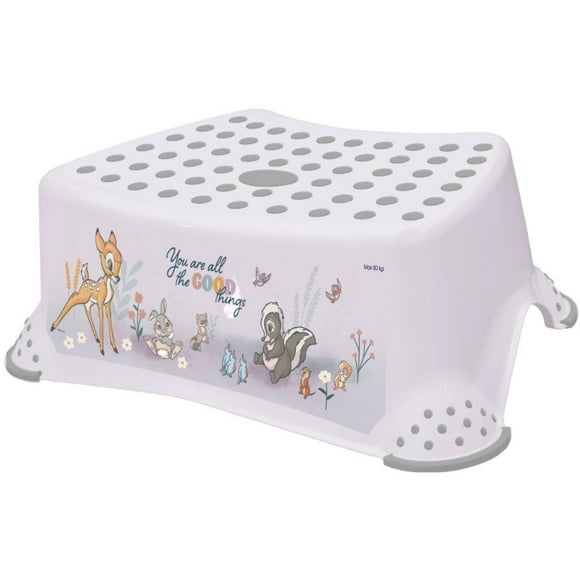 Taburete Tomek Bambi Con Función Antideslizante Blanco nordico, 1 Un