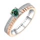 thumbnail image 1 of Anillos de Compromiso de Moissanita de 1 Uds para Mujer Color D Claridad VVS1 Anillos de Diamante Rojo/azul/verde Anillos de Plata Esterlina S925 Regalos Alianzas de Boda de Moissanita con, 1 of 8