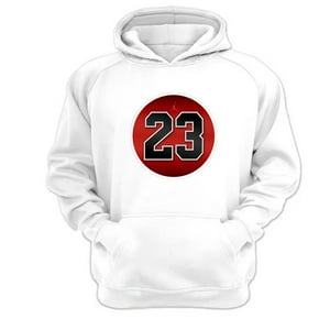 Genérico - Polerón Canguro 23 Con Capucha Blanco Talla Xl Unisex