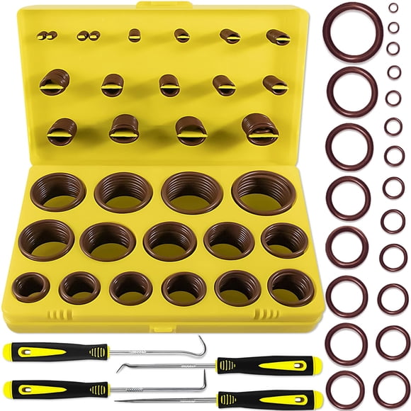 Kit surtido de juntas tóricas XBVV 386 piezas 30 tamaños Metric Viton
