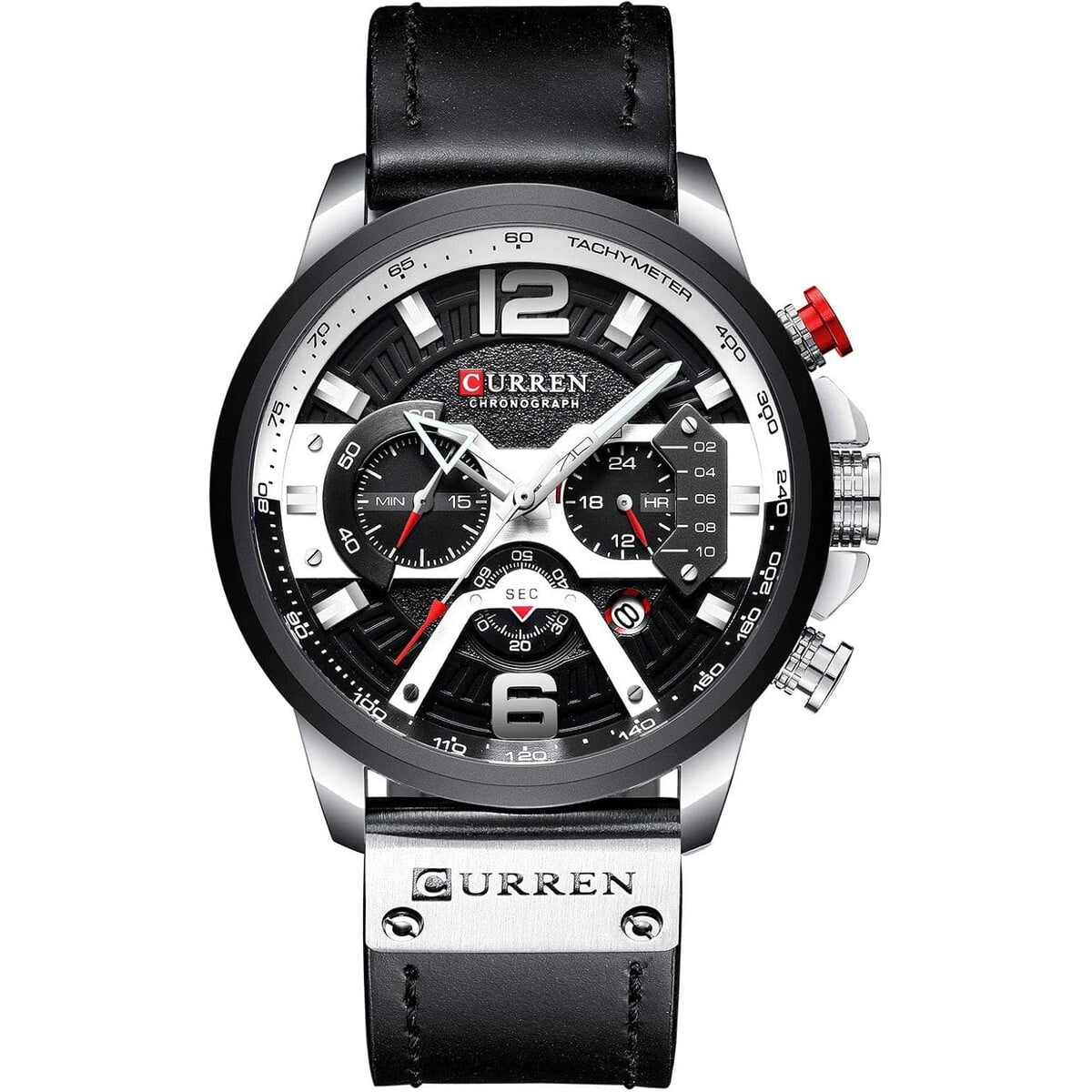 Fanmis - Reloj Cronógrafo Hombre Cuarzo Acero Rose Gold