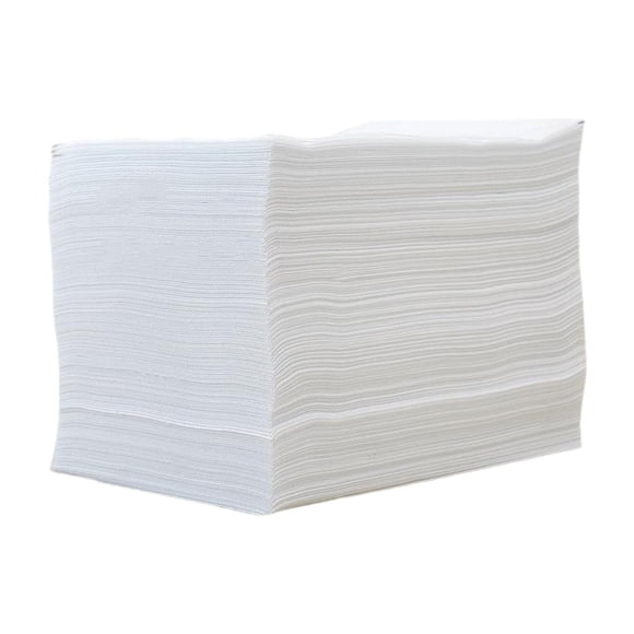100 Uds. Sábanas desechables blancas, sábanas planas suaves y amigables con la piel, accesorios de papel para sofá de SPA para masajeador profesional
