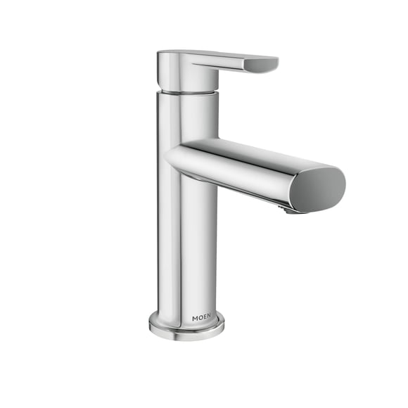 Grifo para lavabo de baño Moen Meena, cromado, monomando 84794