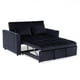 thumbnail image 3 of Sofá Cama 2 Cuerpos Moderno Dallas Negro KMP1BK, 3 of 9