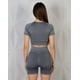 thumbnail image 3 of Conjunto Deportivo Mujer Short Push Up y Top Manga Corta, 3 of 3