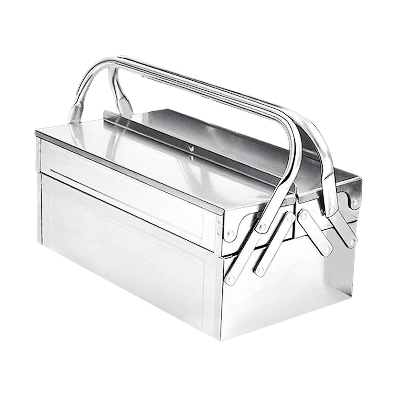 Magideal - Caja De Almacenamiento De Herramientas, Organizador De Herramientas, Almacenamiento De Herramientas Manuales Profesionales, Contenedor De Herramientas , 350mm Doble Capa