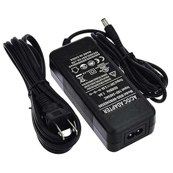 Adaptador de corriente LEDwholesalers 24 V 2,5 A 60 W con certificación UL