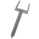 thumbnail image 2 of Canaleta en forma de K Downspout Anchor Amerimax, ligera, de plástico gris, 2 of 4
