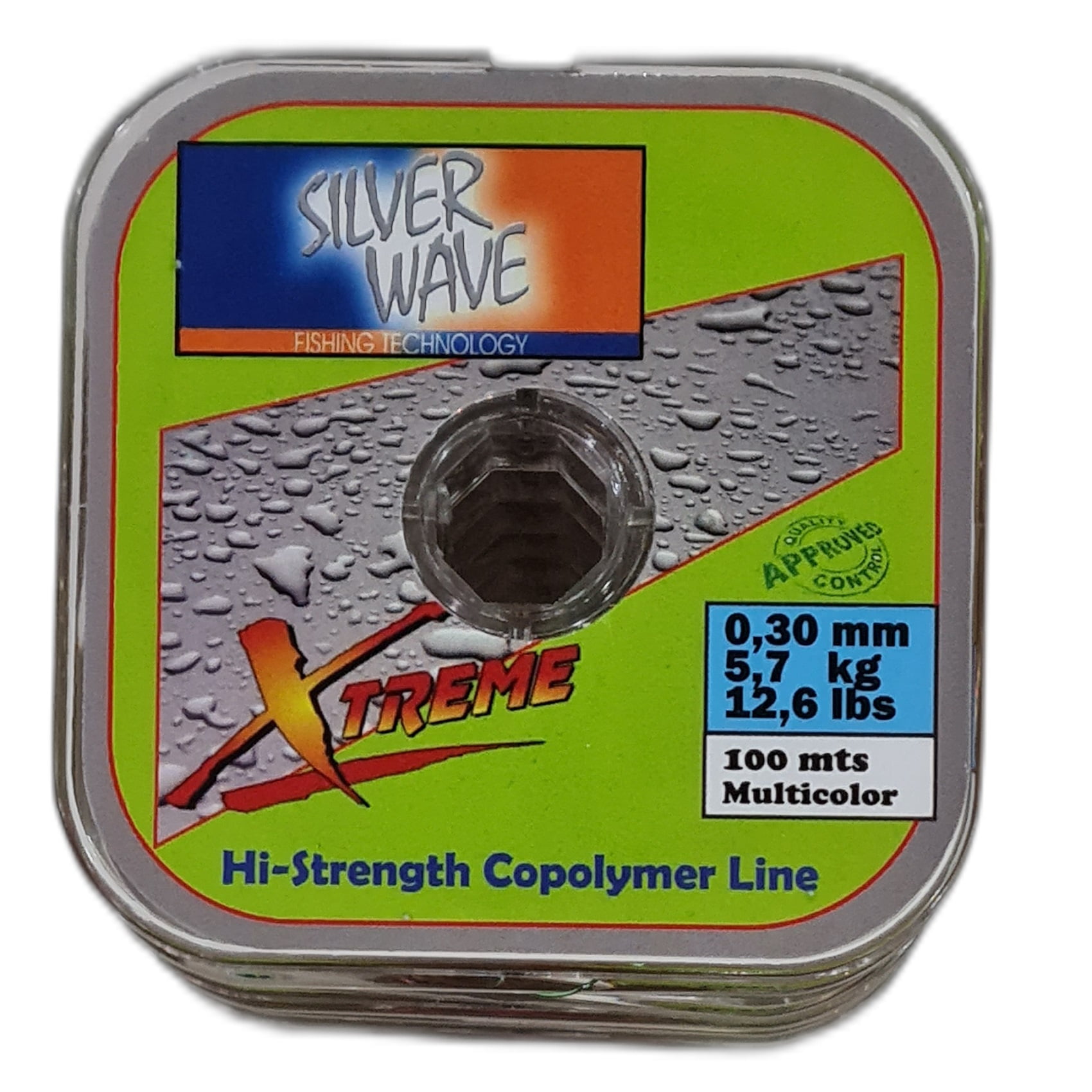 Silver Wave - Nylon De Pesca Transpa Multico 0,30mm Resist5,7kg Bobina100m