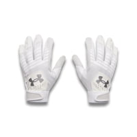 Guantes De Béisbol Under Armour Clean Up Para Niños, Blancos, Talla Grande