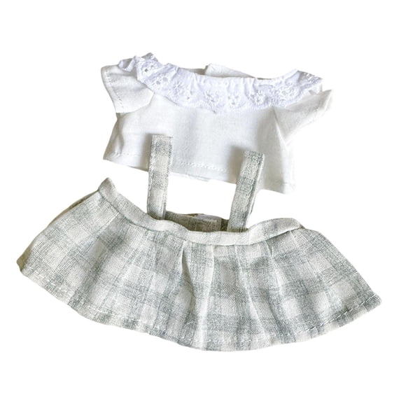 Vestido De Mu?eca En Miniatura De 20 Cm, Cómodo Y A La Moda, Para Ni?as Peque?as, Regalo Verde Claro